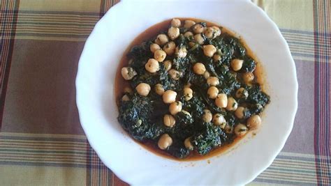 Receta De Garbanzos Con Espinacas En Olla De Cocci N Lenta