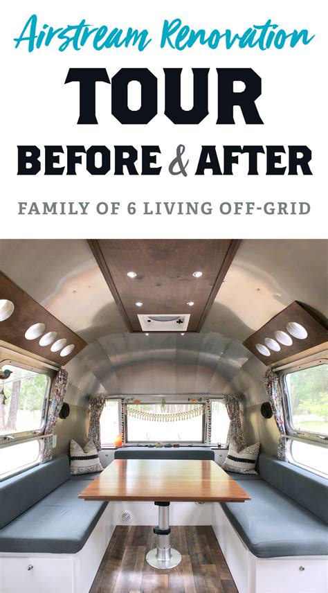 Airstream Renovation Tour Before And After Tiny Shiny Home