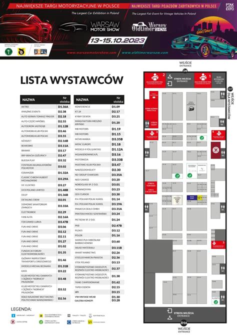 Plan Targ W Warsaw Oldtimer Show Warsaw Oldtimer Show