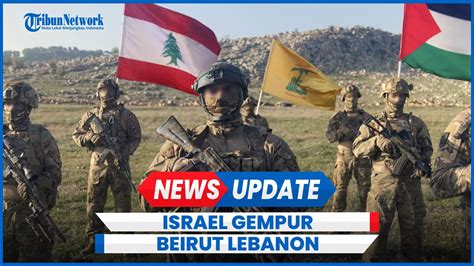 Beirut Lebanon Mencekam Diserang Israel Meninggal Puluhan Terluka