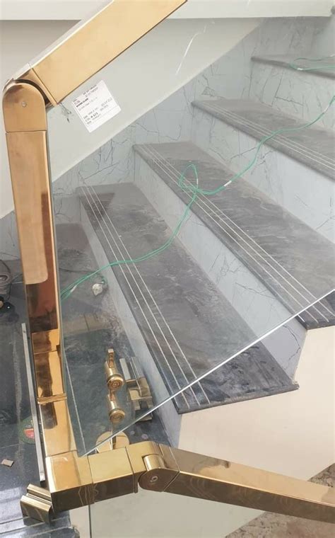 Stainless Steel Toughened Glass Railing For Home Material Grade Ss