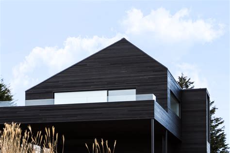 Black Modern Barn House With Shou Sugi Ban Cedar Siding With Images