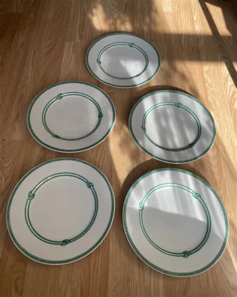 LOT DE 5 Assiettes Plates En Porcelaine Christofle EUR 39 00 PicClick FR