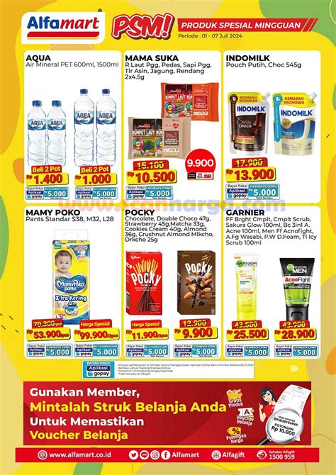 Promo PSM Alfamart Produk Spesial Mingguan Periode 1 7 Juli 2024 Pocky