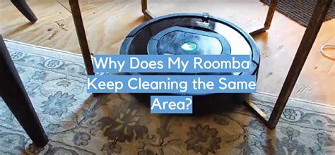 Why Does My Roomba Keep Cleaning The Same Area Cleanerprofy