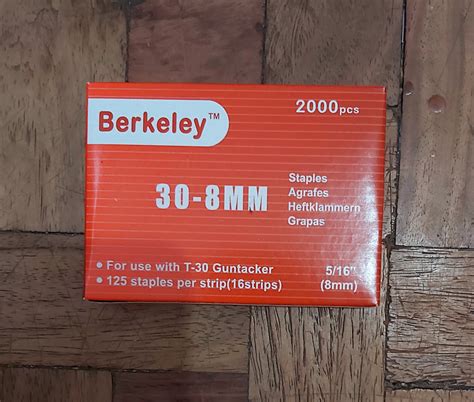 Berkeley T30 8mm 516 Gun Tacker Staple Wire 2000pcs Hobbies And Toys