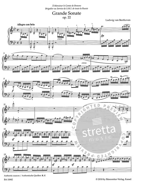 S Mtliche Sonaten F R Klavier Ii Von Ludwig Van Beethoven Im Stretta