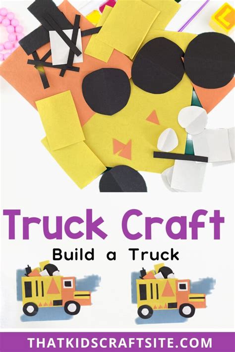Truck Craft Build A Truck That Kids Craft Site