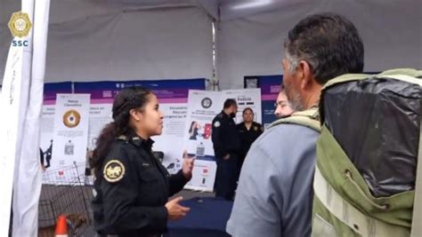 SSC participó en la Feria de la Seguridad celebrada en el Zócalo de la