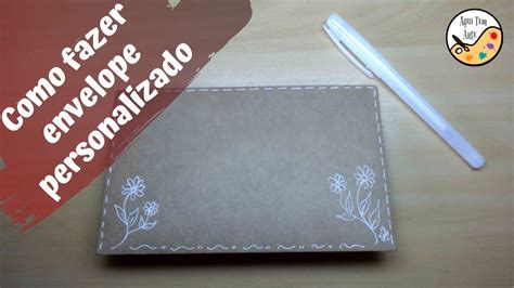 COMO FAZER ENVELOPE PERSONALIZADO FAÇA VOCÊ MESMO DIY YouTube