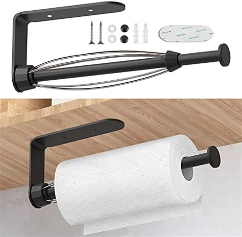 Amazon Paper Towel Holder With Hooks Easy Tear Under Cabinet