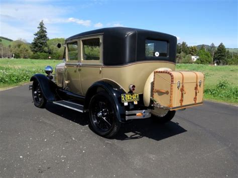 1928 Ford Model A Leatherback REBUILT RESTORED MITCHELL