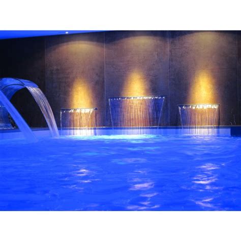 CASCADA LAMINAR DE AGUA CON LED