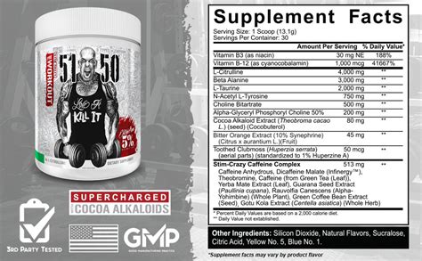 Rich Piana 5 Nutrition 5150 High Stim Pre Workout Powder