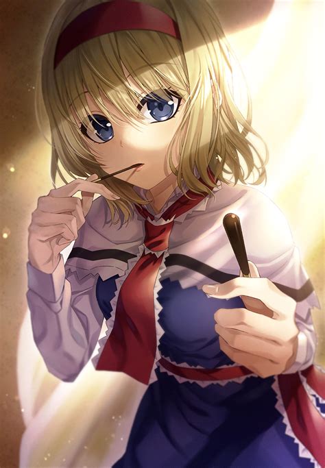 Safebooru 1girl Akane Hazuki Alice Margatroid Bangs Belt Blonde Hair