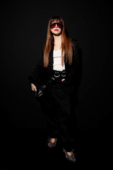 Celebrities Front Row At Moschino Fall 2025 Ready To Wear Show Photos