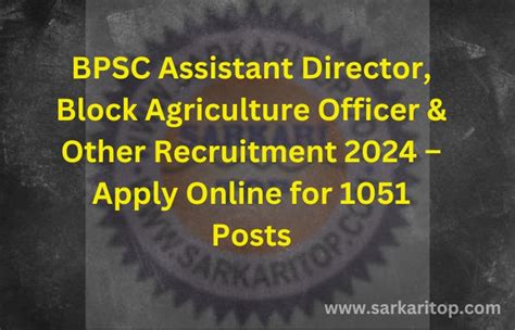 Bpsc Assistant Professor Recruitment Apply Online For