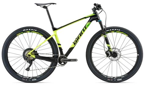 2018 Giant Xtc Adv 29er 2 Hardtail Mtb In Carbonneon Yellow