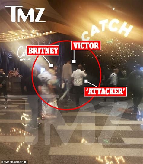 Britney Spears SLAPPED By Security Guard For San Antonio Spurs Victor