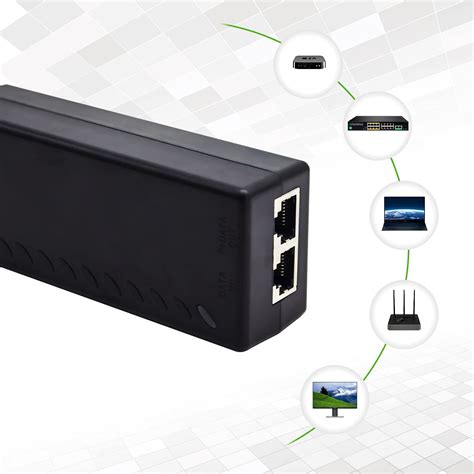 Getuscart Ultrapoe Gigabit Poe Injector Poe Adapter Mbps