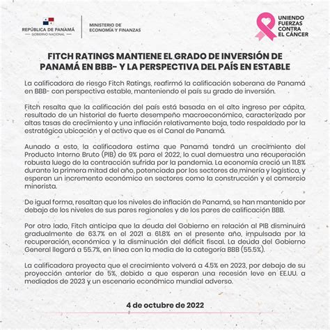 Ministerio de Economía y Finanzas de Panamá on Twitter La agencia de