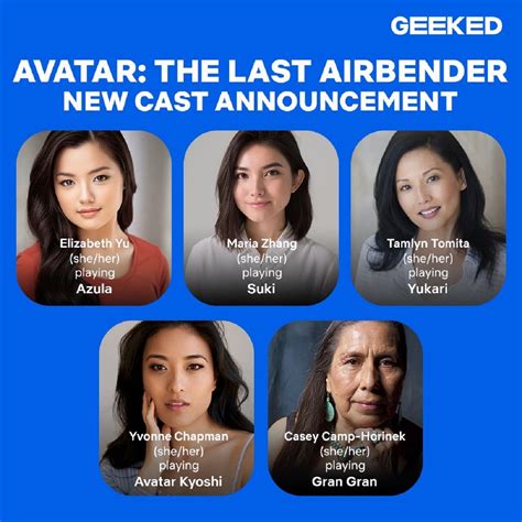 Avatar The Last Airbender Announces 5 More Additions To Series Cast