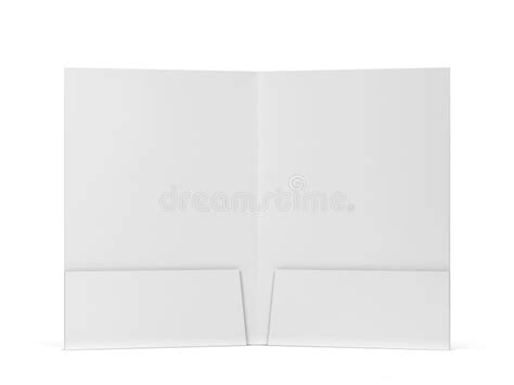 Blank Paper Folder Stock Illustrations Blank Paper Folder