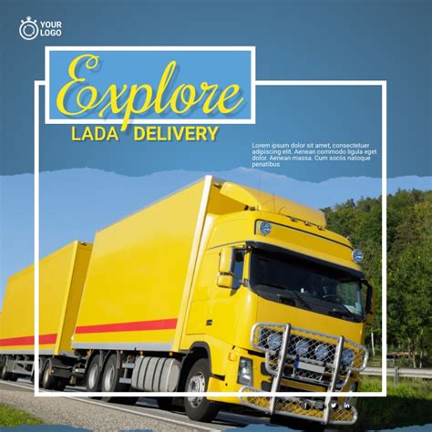 Logistics Poster Ad Template Postermywall