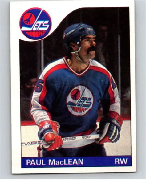 1985 86 O Pee Chee 145 Paul Maclean Winnipeg Jets V56673 Eur 102