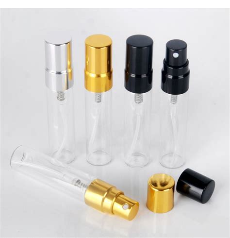 5ML Transparent Glass Spray Bottle Empty Clear Refillable Perfume