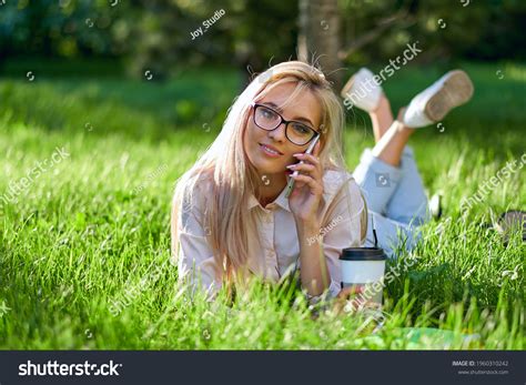 Sexy Blonde Woman Talking On Mobile Stock Photo Shutterstock
