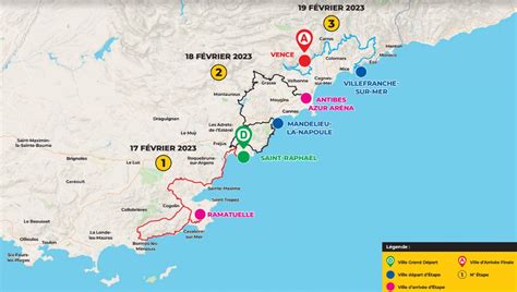 Tour des Alpes Maritimes et du Var 2023 La présentation du parcours