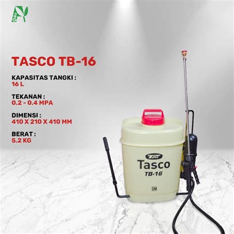 Jual Alat Semprot Pertanian Knapsack Manual Tasco Tb Sni Liter