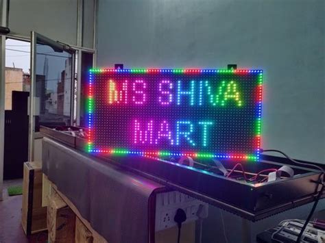 Full Color Led Scrolling Display For Retail Shop With 1 Year Warranty