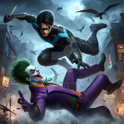 Nightwing Vs Joker 2 By Jakethejakester On Deviantart