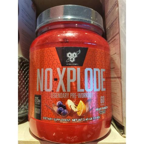 BSN NO Xplode 60 Servings Preworkout N O Xplode Nitric Oxide Pre