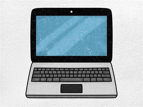 How To Draw A Laptop Helloartsy