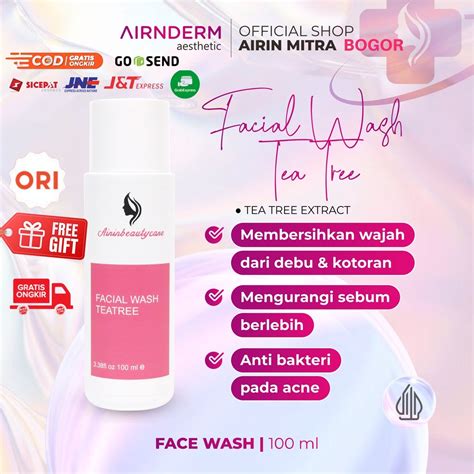 Jual Airin Facial Wash Teatree Airnderm Aesthetic By Airin Beauty