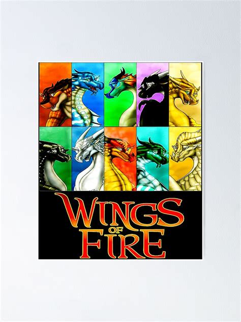 Wings Of Fire Poster By Wingsoffire777 Redbubble