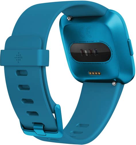 Best Buy Fitbit Versa Lite Edition Smartwatch Marina Blue FB415BUBU