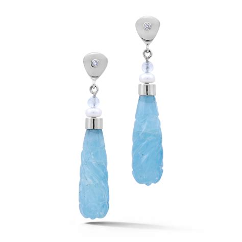 Jewelry Beauty Aquamarine Drop Craft Supplies Tools Etna Pe