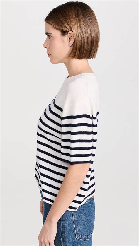 Lisa Yang Cila Stripes Cashmere T Shirt Shopbop