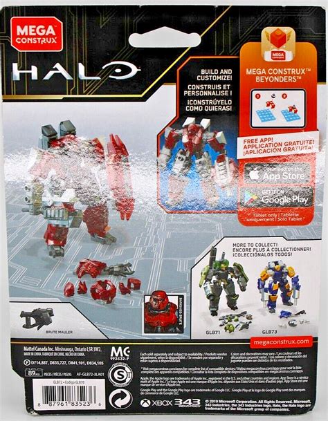 Set Of 2 Mega Construx HALO Pro Builder Figures Skyfire Breacher