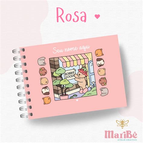 Livro Bobbie Goods Para Colorir Folhas Grossas E Capa Dura Vol