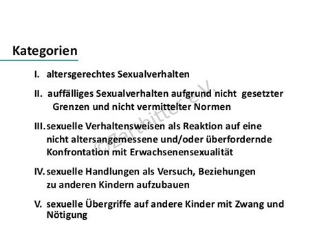 Ganz „normale“ Kindliche Sexualität Oder Sexuelle Übergriffe