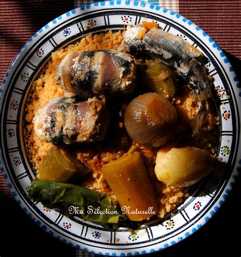 Couscous aux filets de sardines à la soussienne MA SÉLECTION NATURELLE