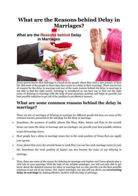 Ppt What Are The Reasons Behind Delay In Marriages Late Marriage