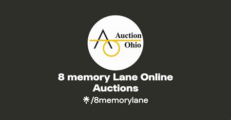 Memory Lane Online Auctions Linktree