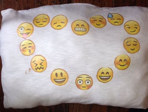 Homemade Emoji Heart Pillow Heart Pillow Pillows Homemade