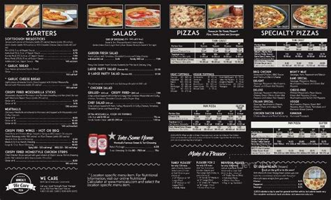 Menu Of Monical S Pizza In Shelbyville Il